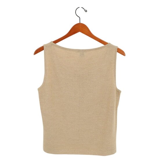 St. John Santana Knit Scoop Neck Shell Cami Tank Top M - Picture 3 of 4